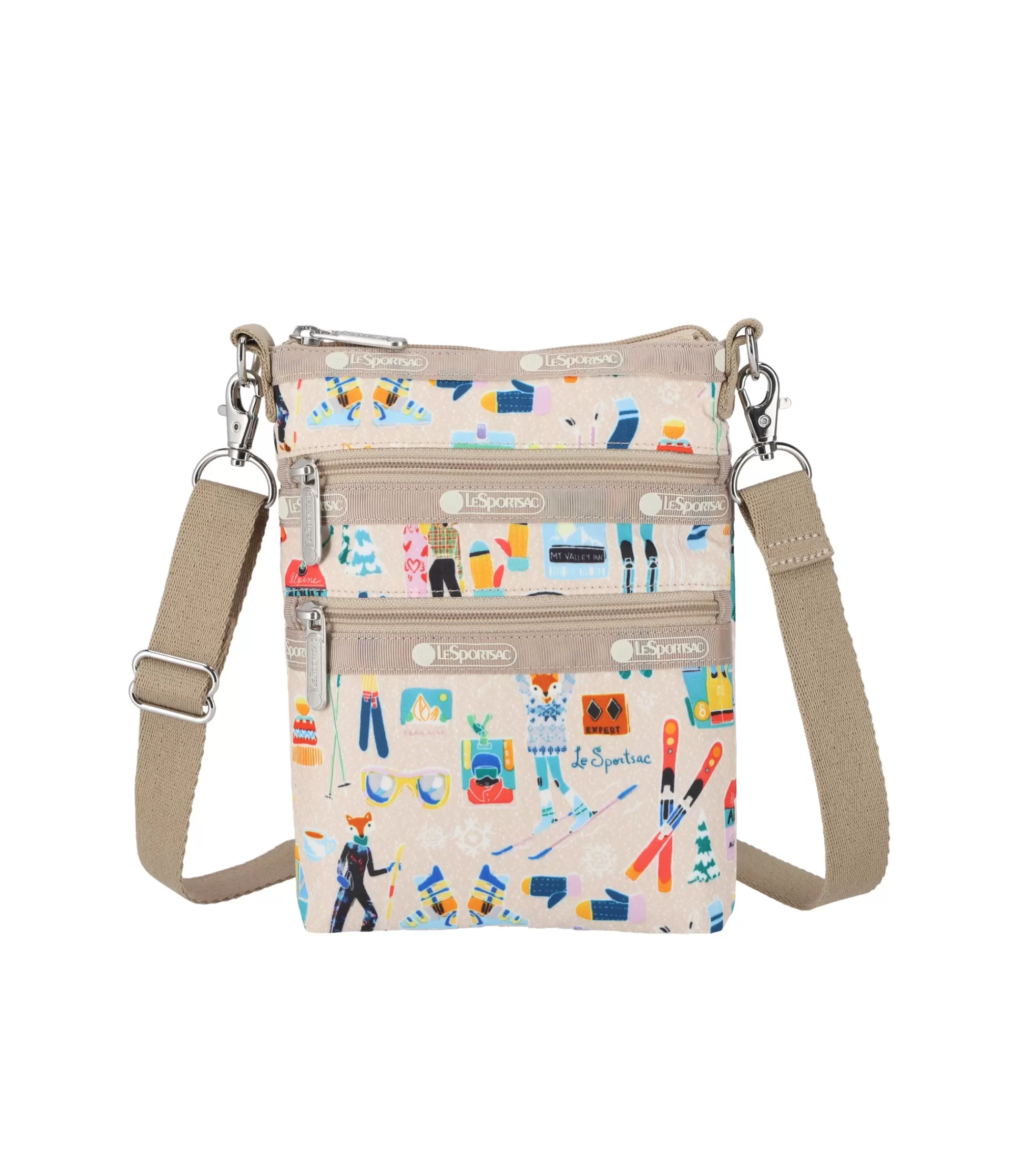 3-Zip Crossbody-LeSportsac Store